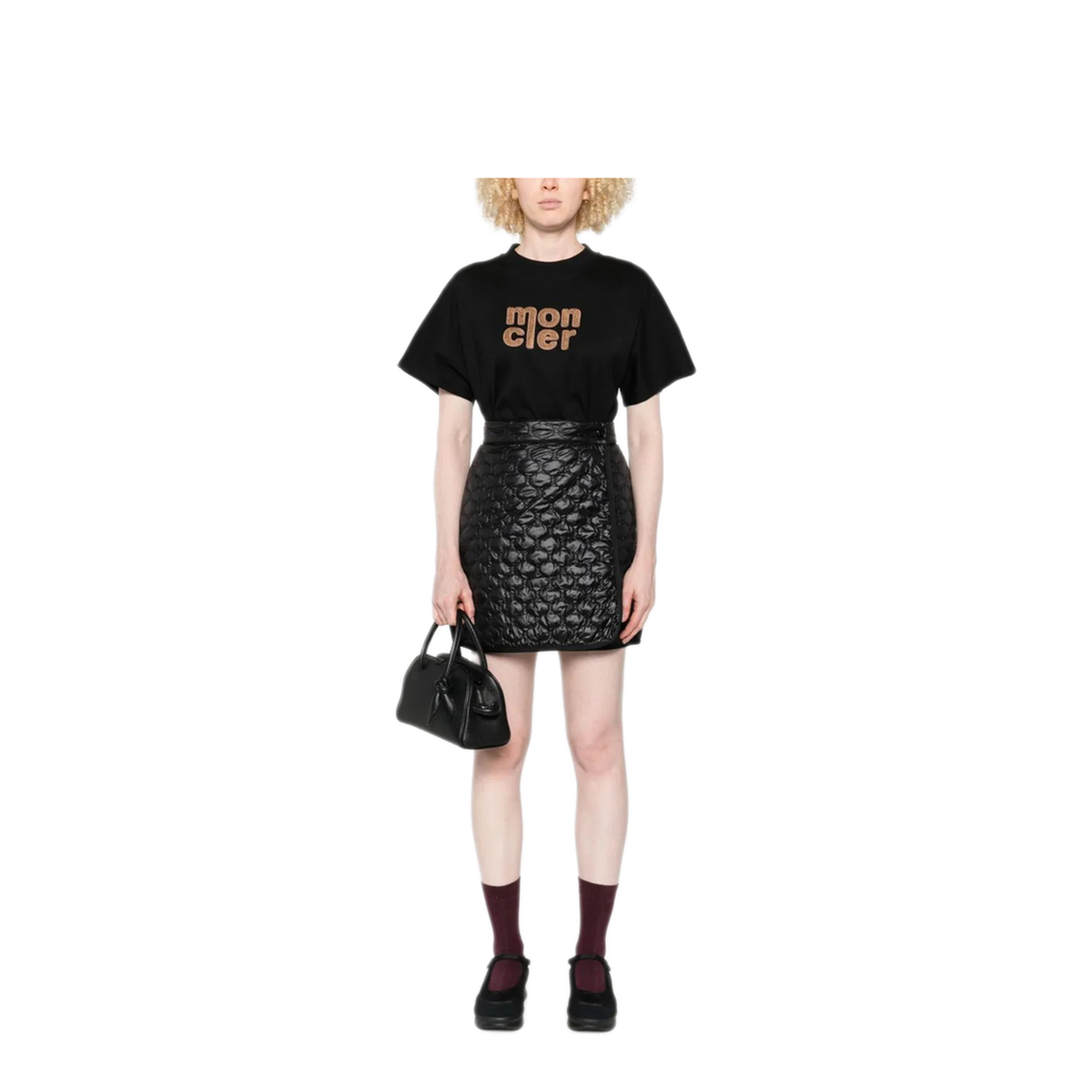 Square-Quilted Padded Mini Skirt - Image 3