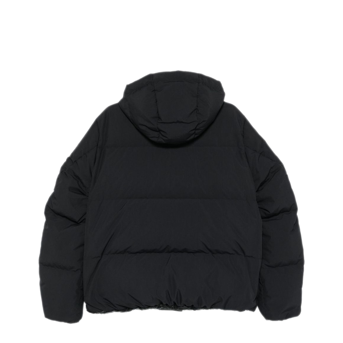 Black Hooded Coat - Image 2
