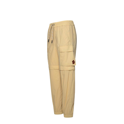 Cream Polyamide Sporty Pants - Image 3