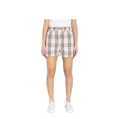 Cotton Check Shorts - Image 1