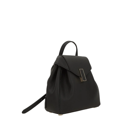 Iside Mini Leather Backpack Black - Image 3