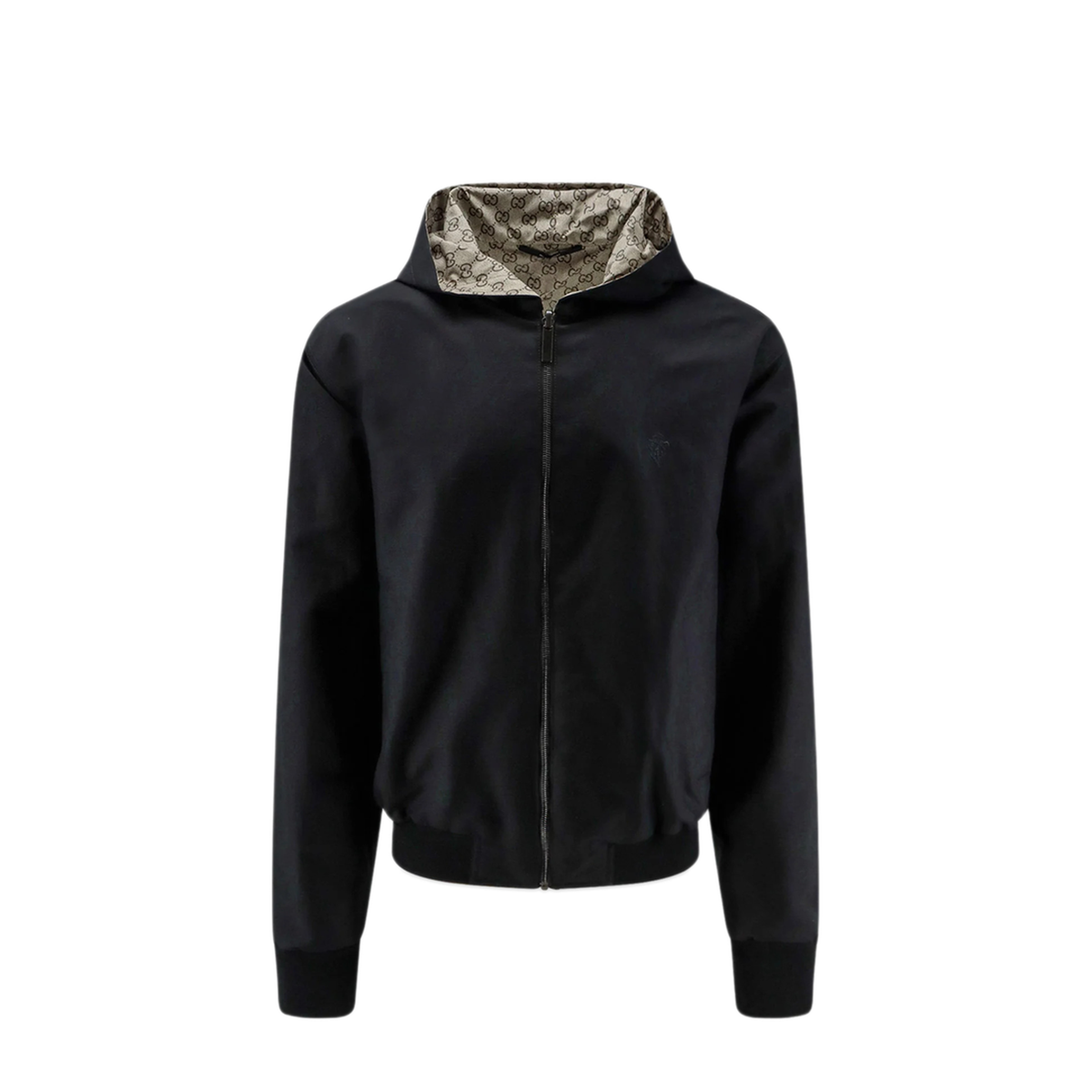 Reversible Zip Jacket In Cotton - Image 1