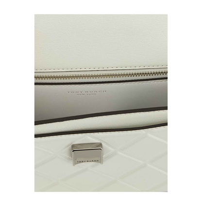 Fleming Small Leather Shoulder Bag - Blanc - Image 4