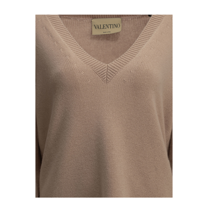 V Neck Cashmere Sweater - Image 3