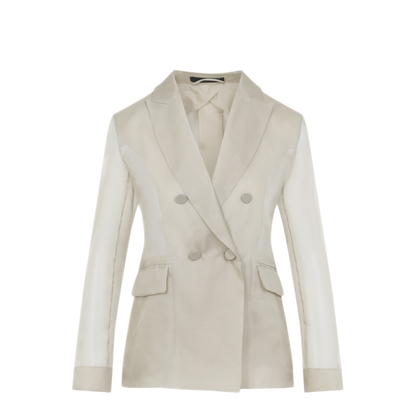 Pianoforte Slogan Organza Jacket - Image 2