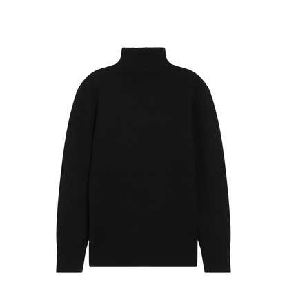 Black Cashmere Turtleneck - Image 2