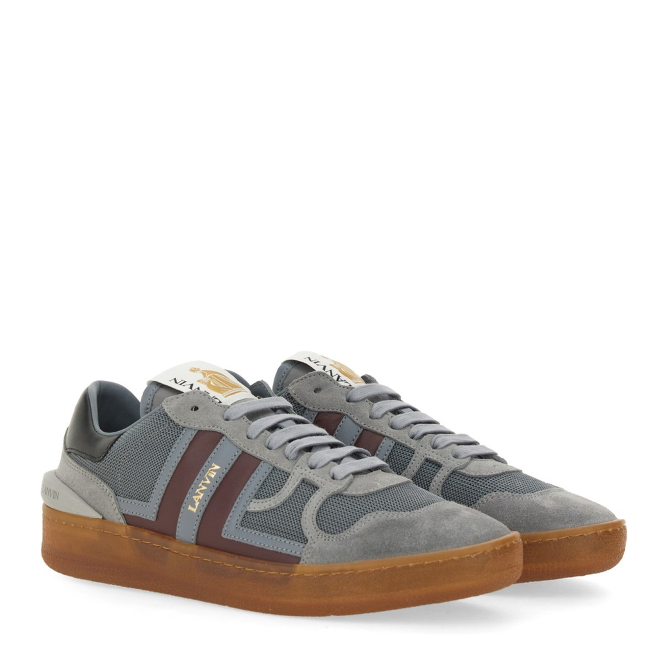 Mesh, Suede and Nappa Leather Sneaker - Image 3