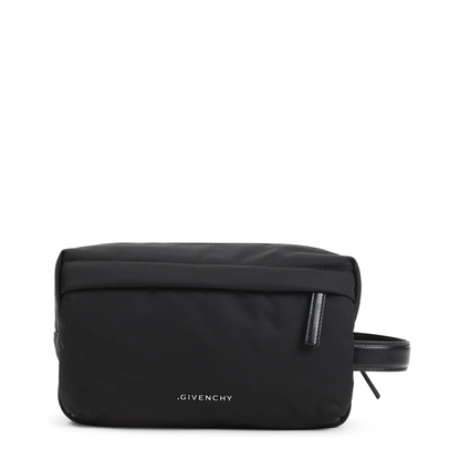 U Backpack Medium Polyamide Wash Bag - Black - Image 2