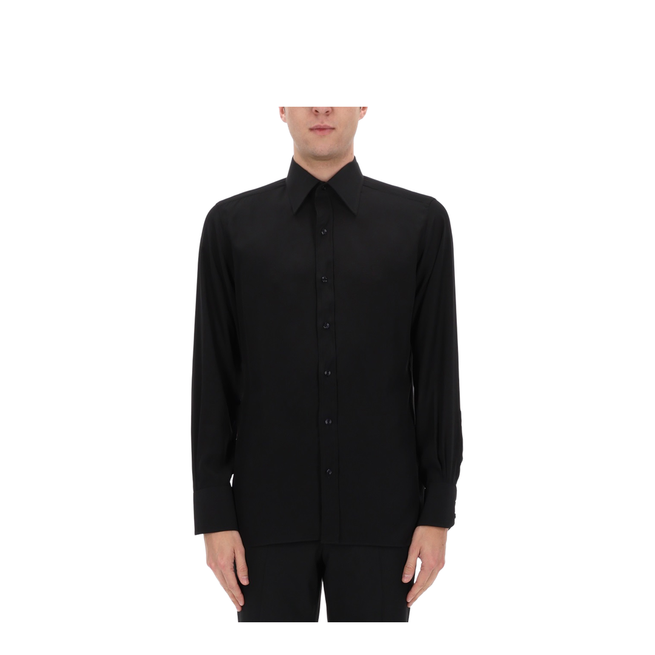 Shirt with Classic Collar - Image 3