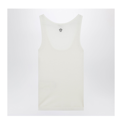 'La Medusa' Embroidery Top White - Image 2