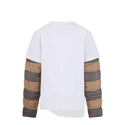Heedar Ls White Cotton T Shirt - Image 4