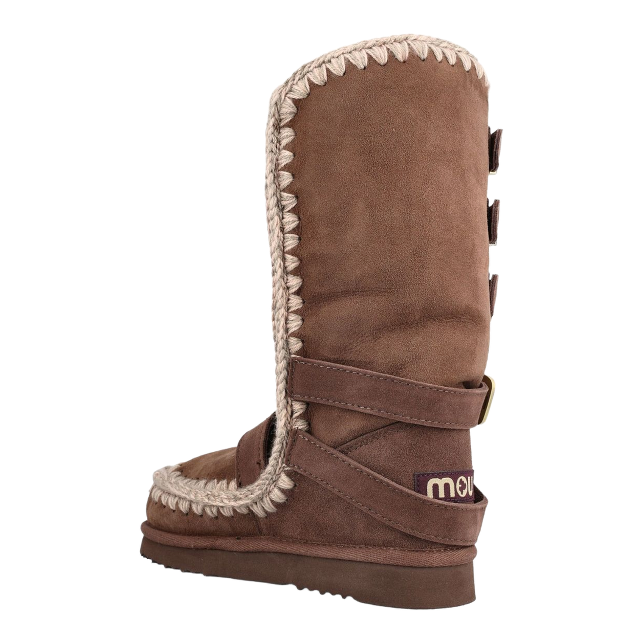 Eskimo 40 Buckle Straps Boots In Animal Print - Image 4