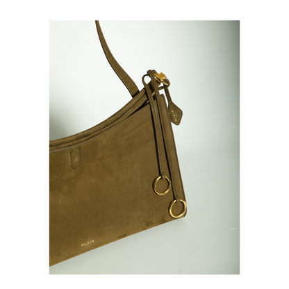 Le Click Pocket 35 Nubuck Calfskin Crossbody - Noir - Image 4