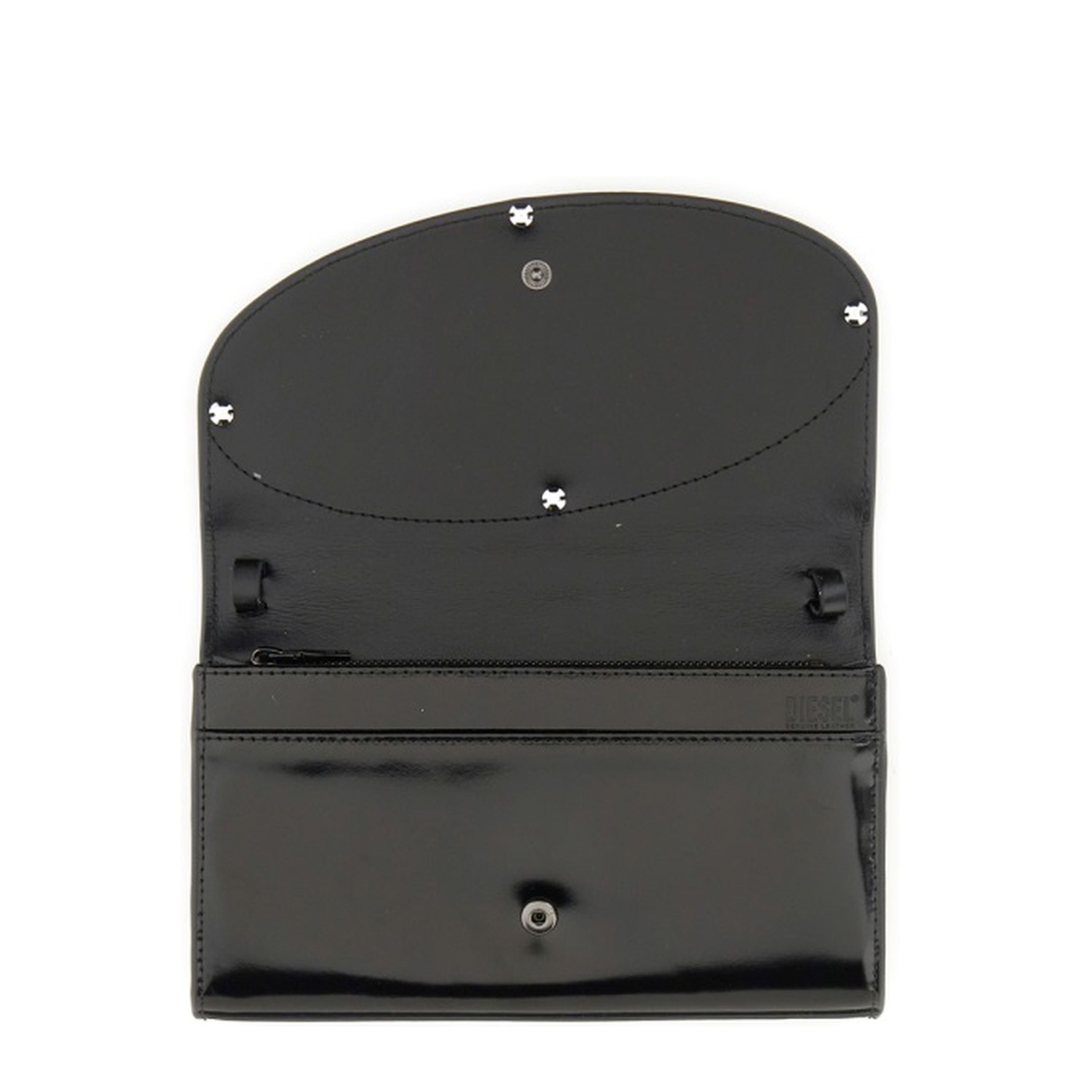 1DR Calfskin Wallet On Strap - Preto - Image 3