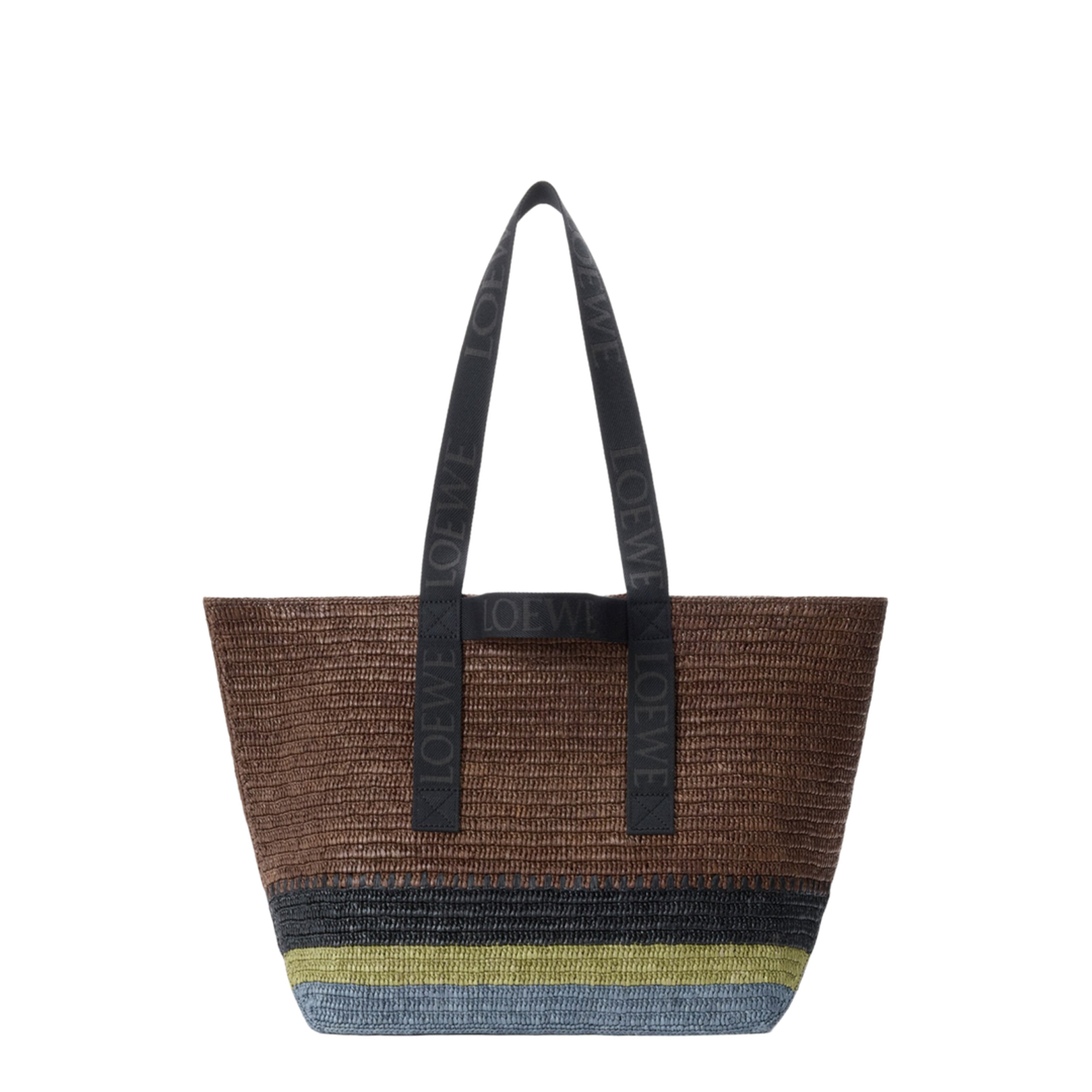 Fold Rafia Tote Bag - Image 1
