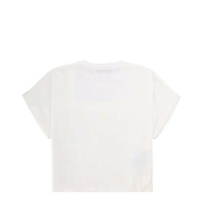 Cropped T-Shirt With Logo - Image 2