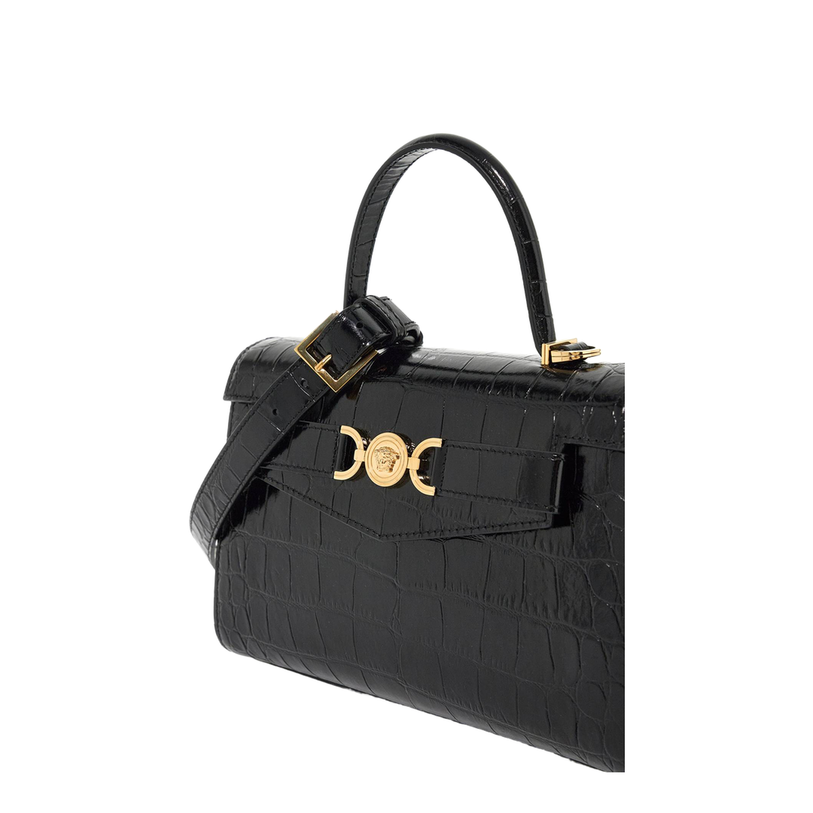 Crocodile Embossed Tote Bag - Image 3