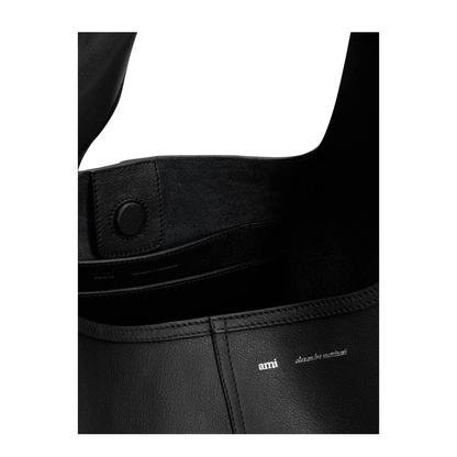 Black Supple Leather Etienne Shoulder Bag - Image 2