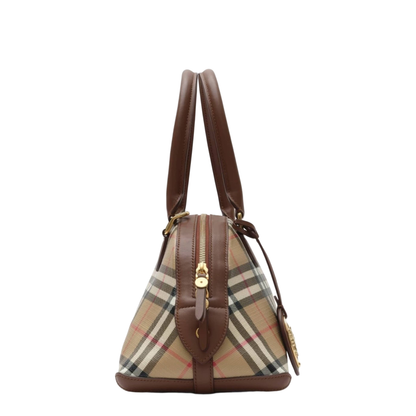 Primrose Small Coated Cotton Canvas Bag - Archive Beige - Image 2