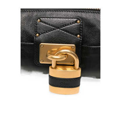 Paddington Grained Buffalo Leather Crossbody - Black - Image 4