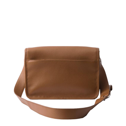 Caramel Leather Crossbody Bag - Image 3