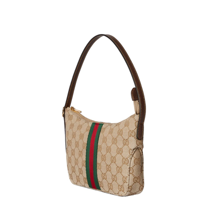 Lunetta Small Crossbody Bag - Sand/Dark Brown - Image 3