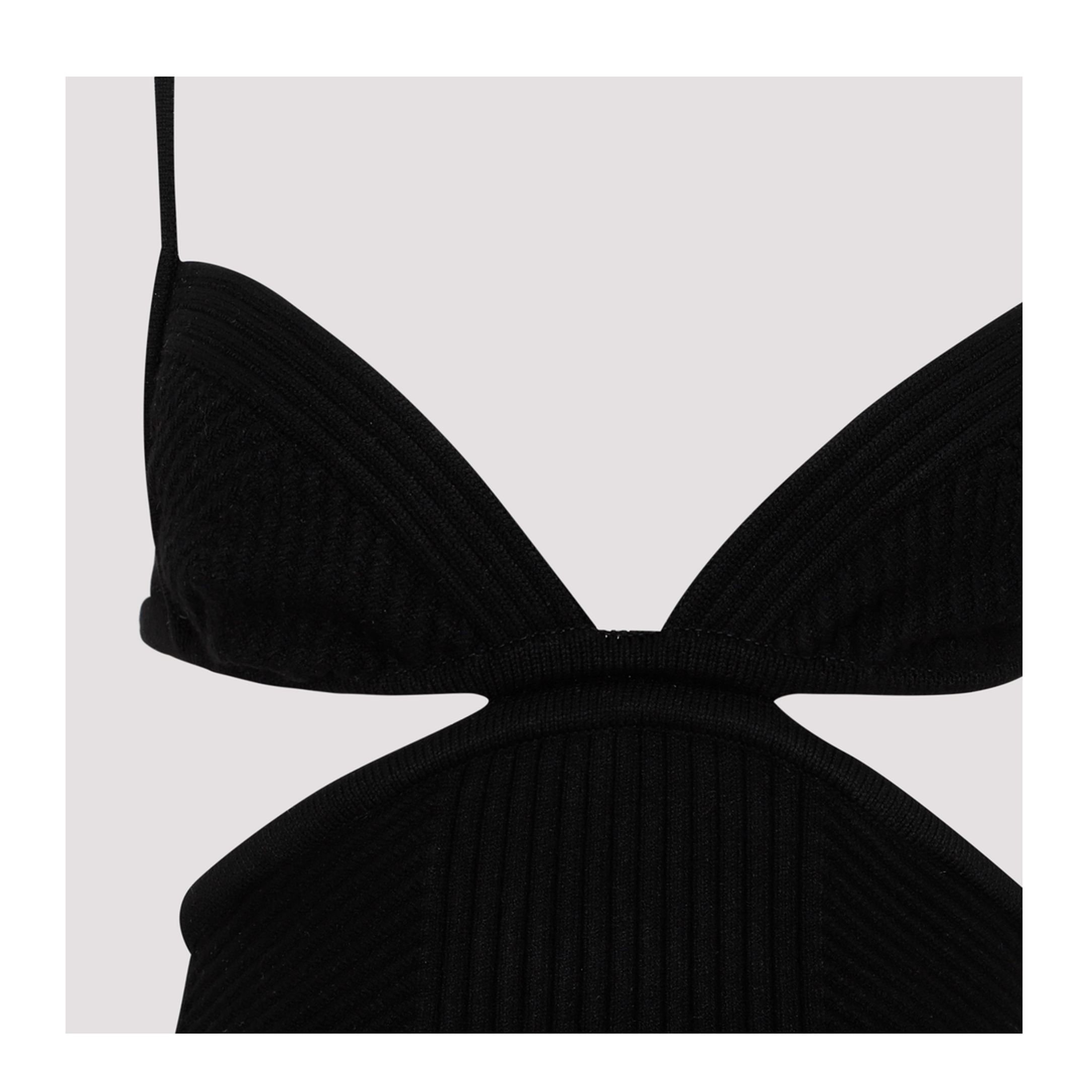 Cut Out Ribbed Mini Dress - Image 5
