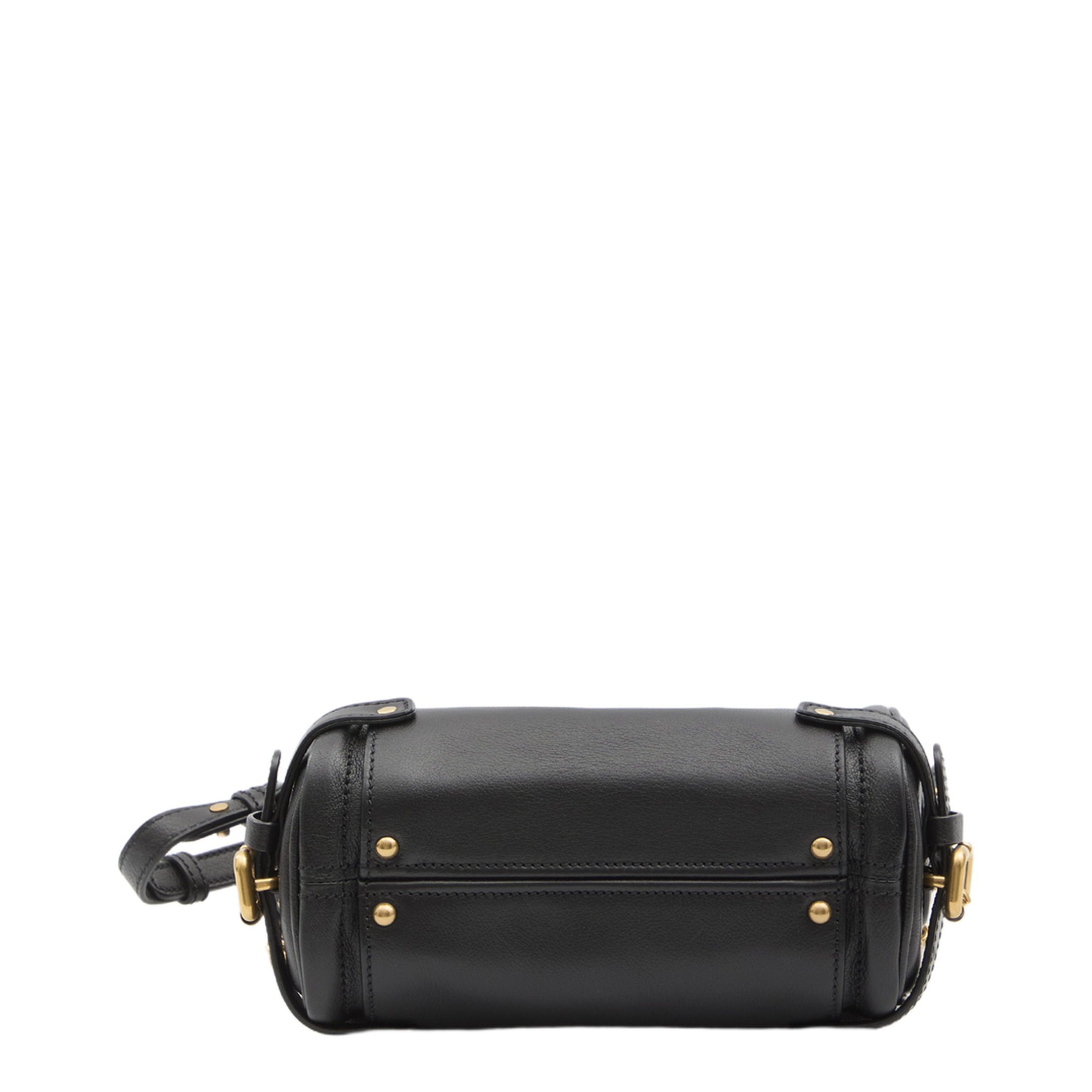 Small Paddington Chain Bag in Grained Leather Black - Image 3
