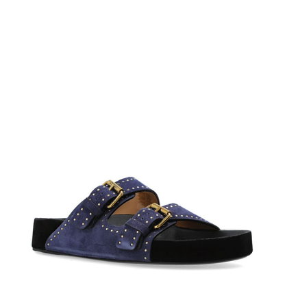 Lennyo Suede Leather Sandals - Image 5