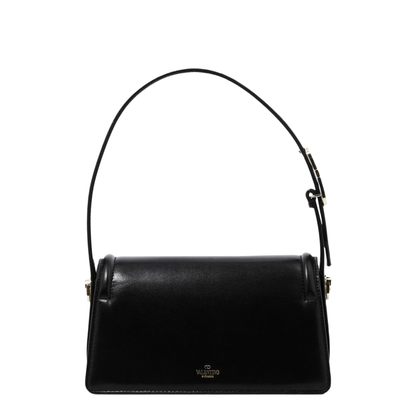 Black Leather Shoulder Bag - Image 3
