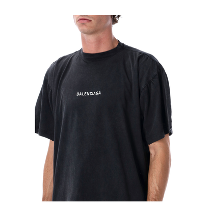 Back Double T-Shirt in faded black - Image 3