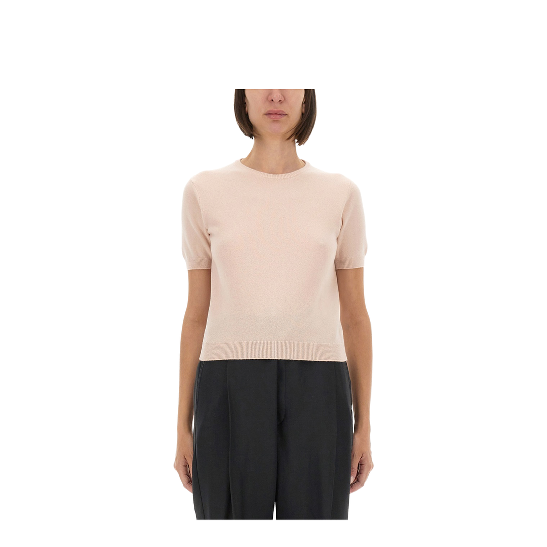 Wool Crew Neck T-Shirt - Image 1