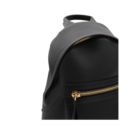 Grain Leather Buckley Backpack - Black - Image 4