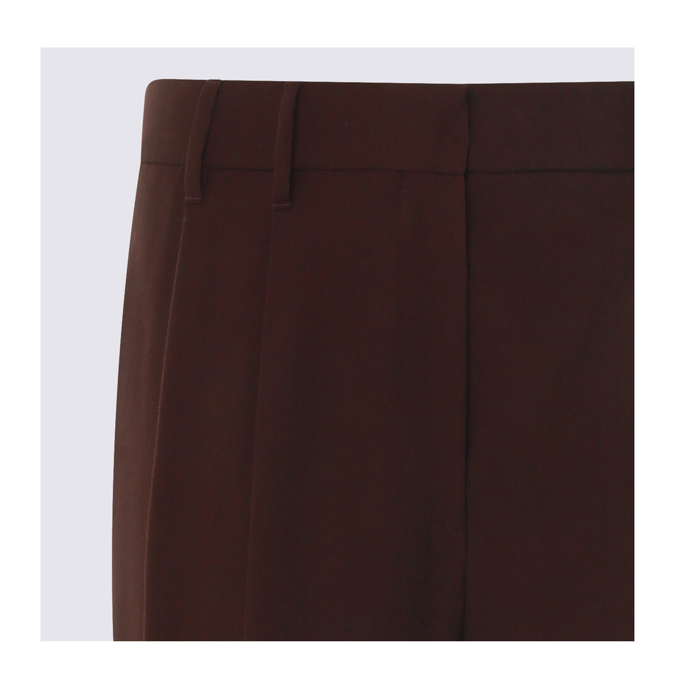 Wool Blend Trousers - Brown - Image 5