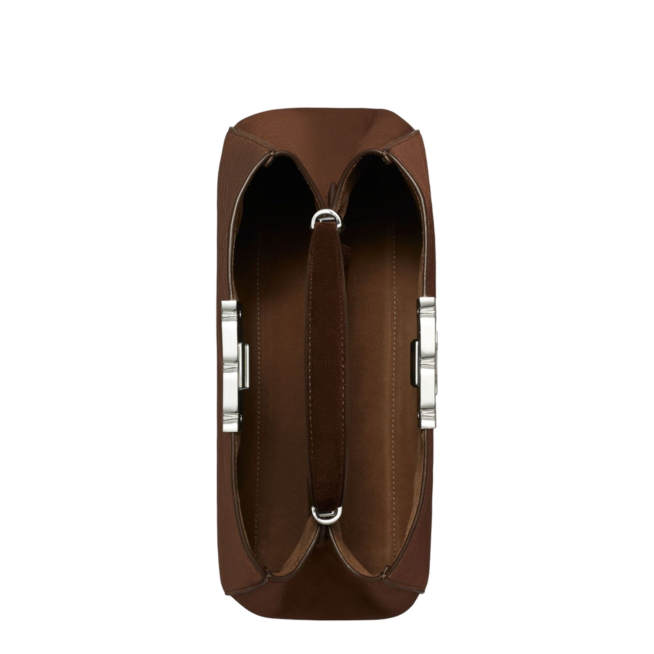 Eleanor Suede Satchel - Dark Cocoa - Image 2