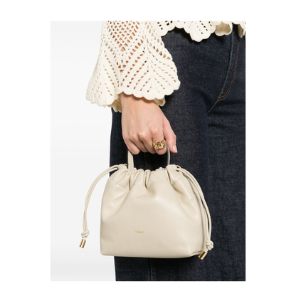 Icons Mini Lambskin Shoulder Bag - Cloudy Cream - Image 2