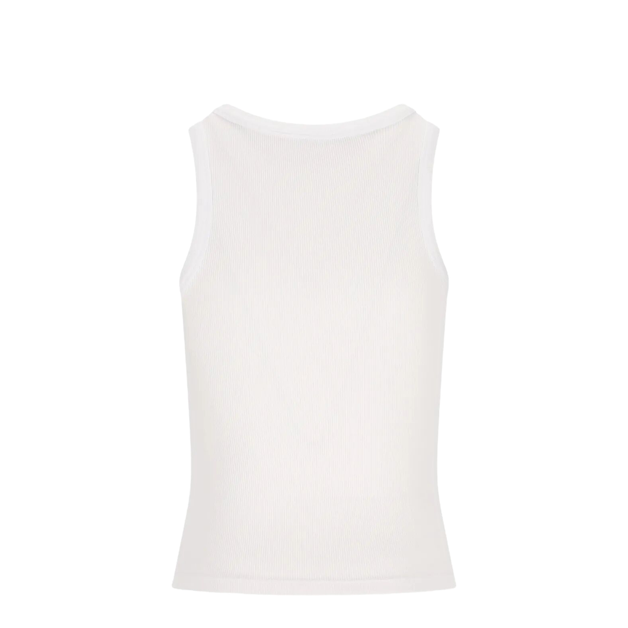 Slim-Fit Cotton Tank Top with Paris Print - Image 6