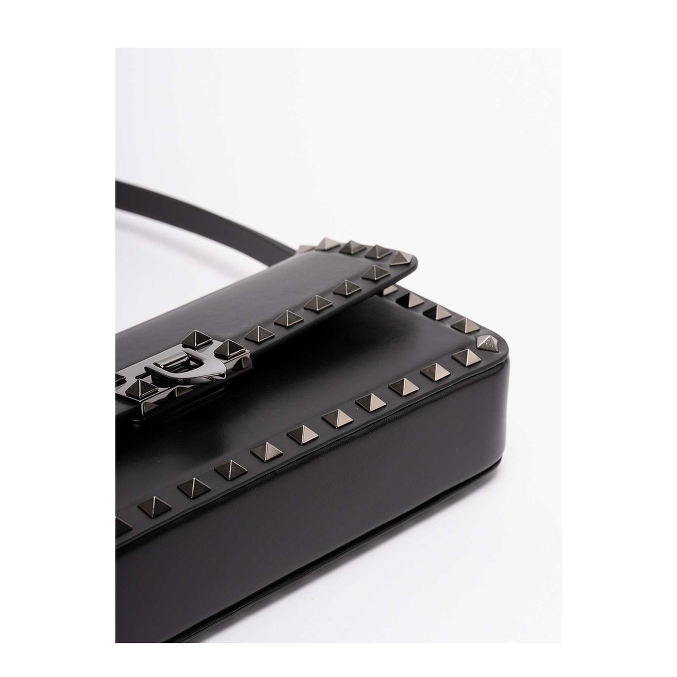 Garavani Rockstud Foldover Top Shoulder Bag - Image 4