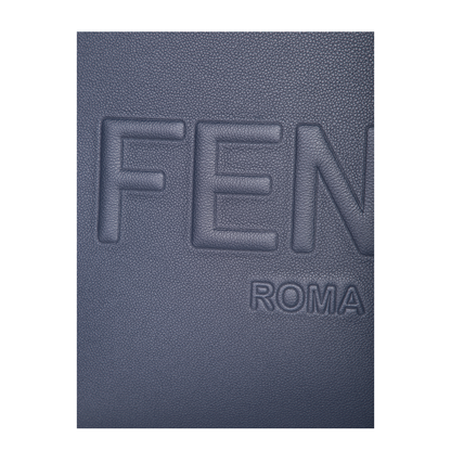 Sunshine Medium Leather Tote Bags - Blue - Image 4