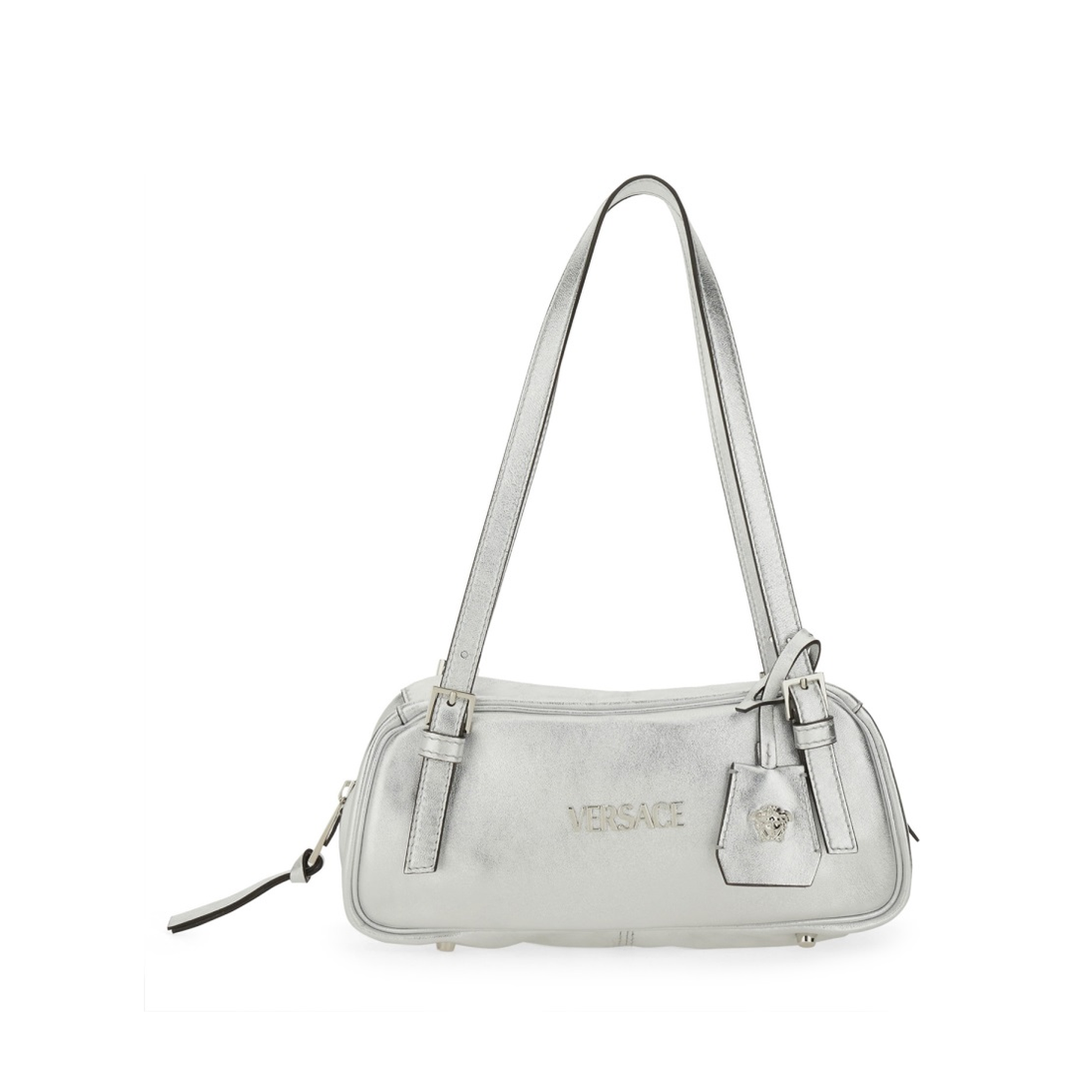 Bowling Tag Shoulder Bag Silver - Image 1