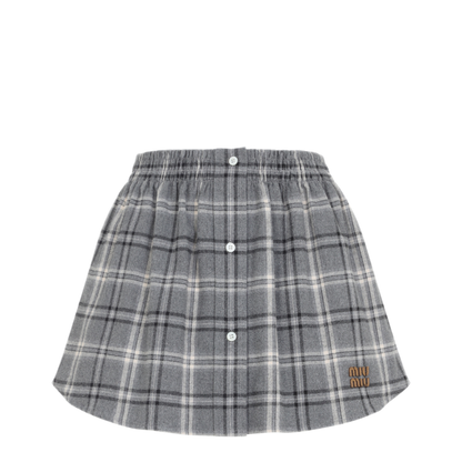 Cotton Midi Skirt - Image 2