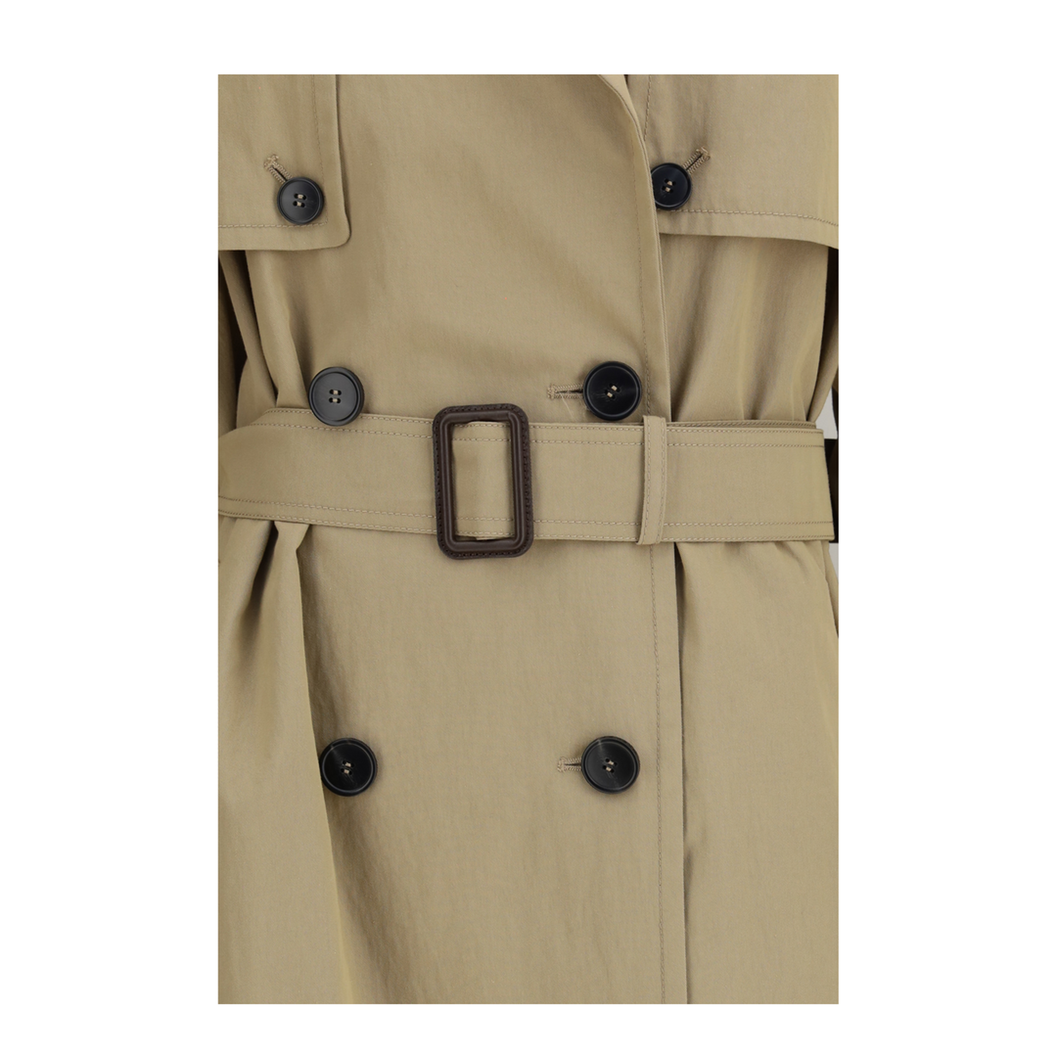 Oversized Double-Breasted Trench - Image 3