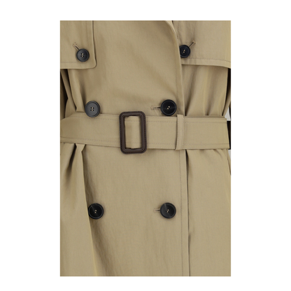 Oversized Double-Breasted Trench - Image 3