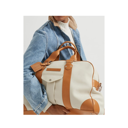 Grained Calfskin Street Bag in Ivory - Image 4