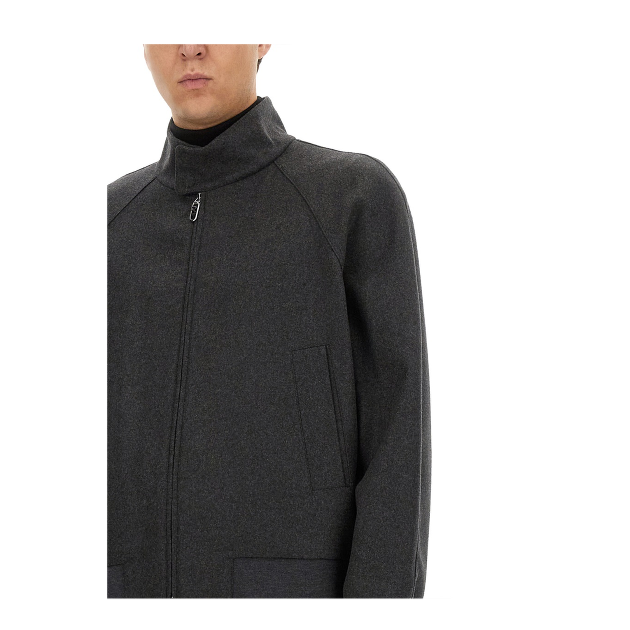 Cashmere Bomber Jacket - Image 4