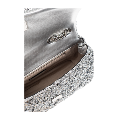 Kira Small Shoulder Bag White - Image 5