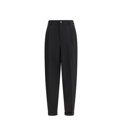 Pleated Pants with an Elasticated Waistband - Image 1