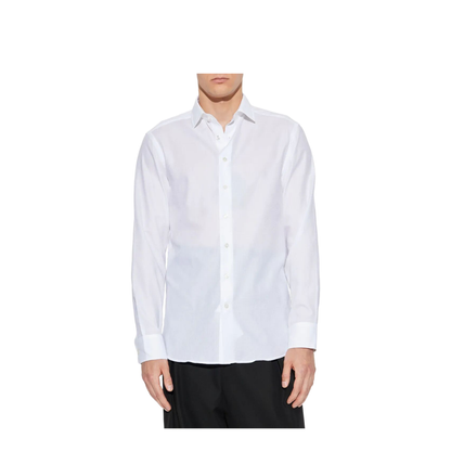 Cotton Jacquard Shirt with Gecko Motif - Image 7