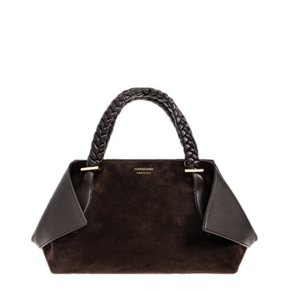 Suede Handbag - Image 1