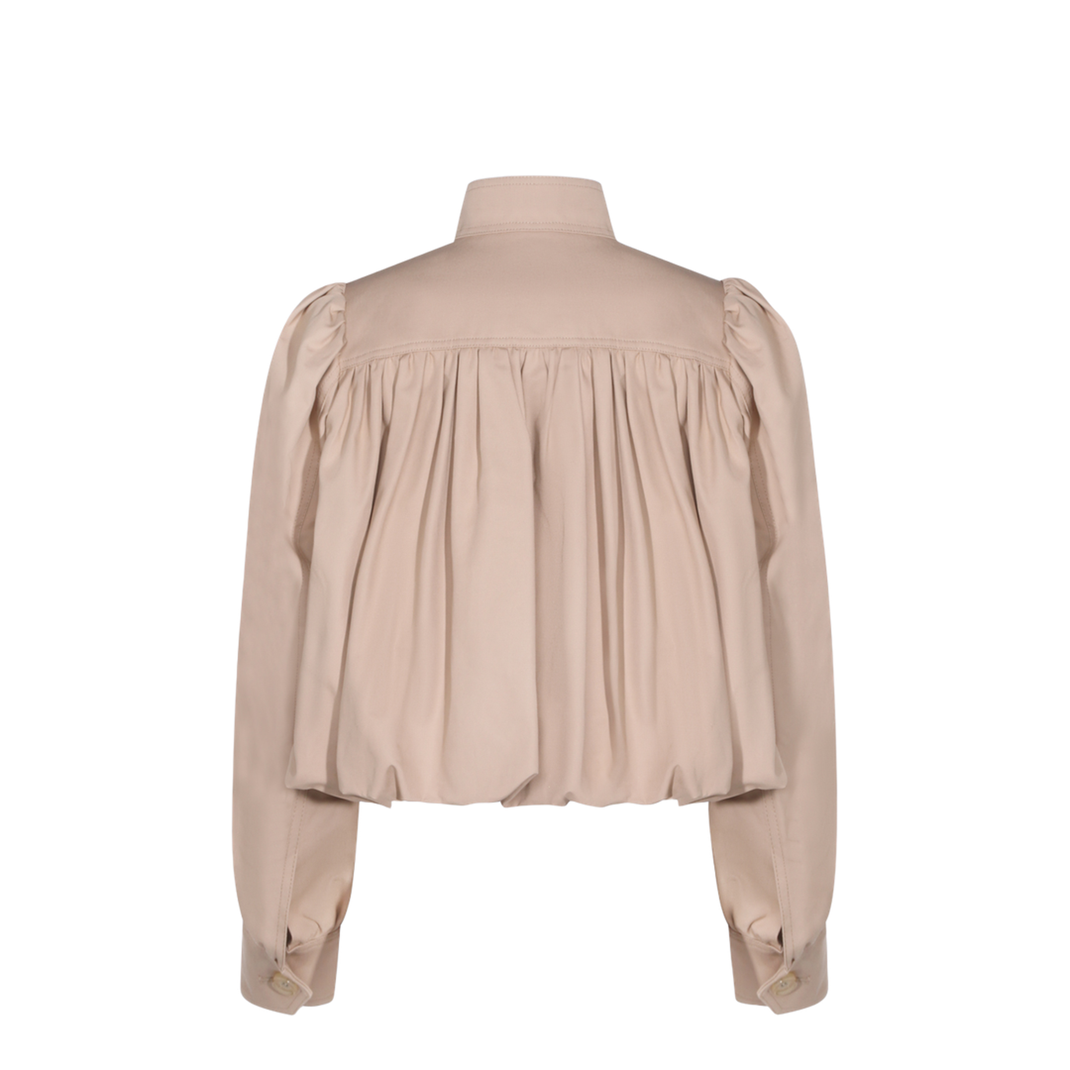 Curled Boule Cotton Jacket - Image 4